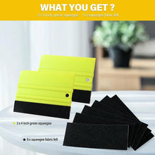 Load image into Gallery viewer, 2PCS Vinyl Wrap Squeegee with 6PCS Squeegee Felt Fabric
